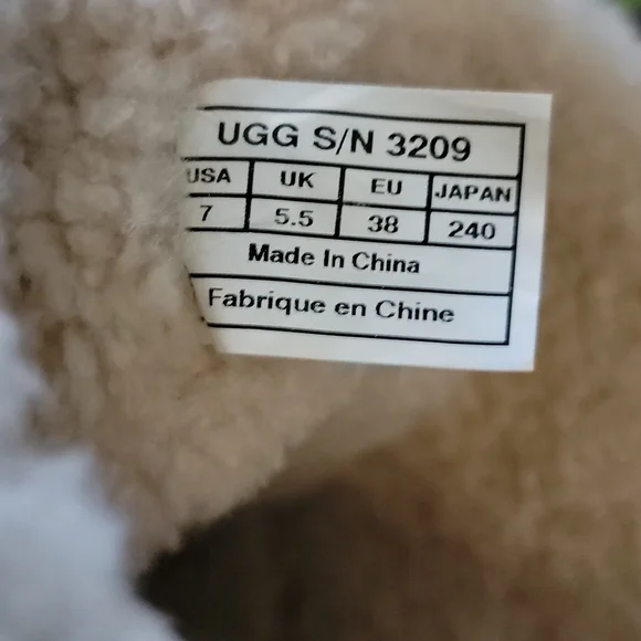 UGG SaVaNNa BLaCK LeaTHeR CloG BooTs SiZe 7 - Picture 8 of 9